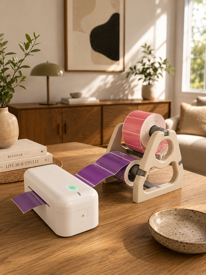 Triple Roll Label Dispenser Stand