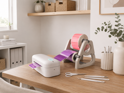 Triple Roll Label Dispenser Stand