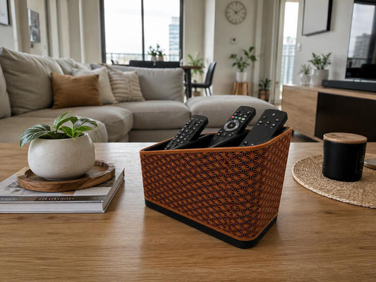 3 Compartment TV Remote Holder