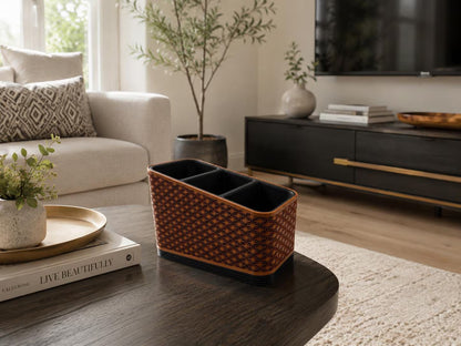 3 Compartment TV Remote Holder